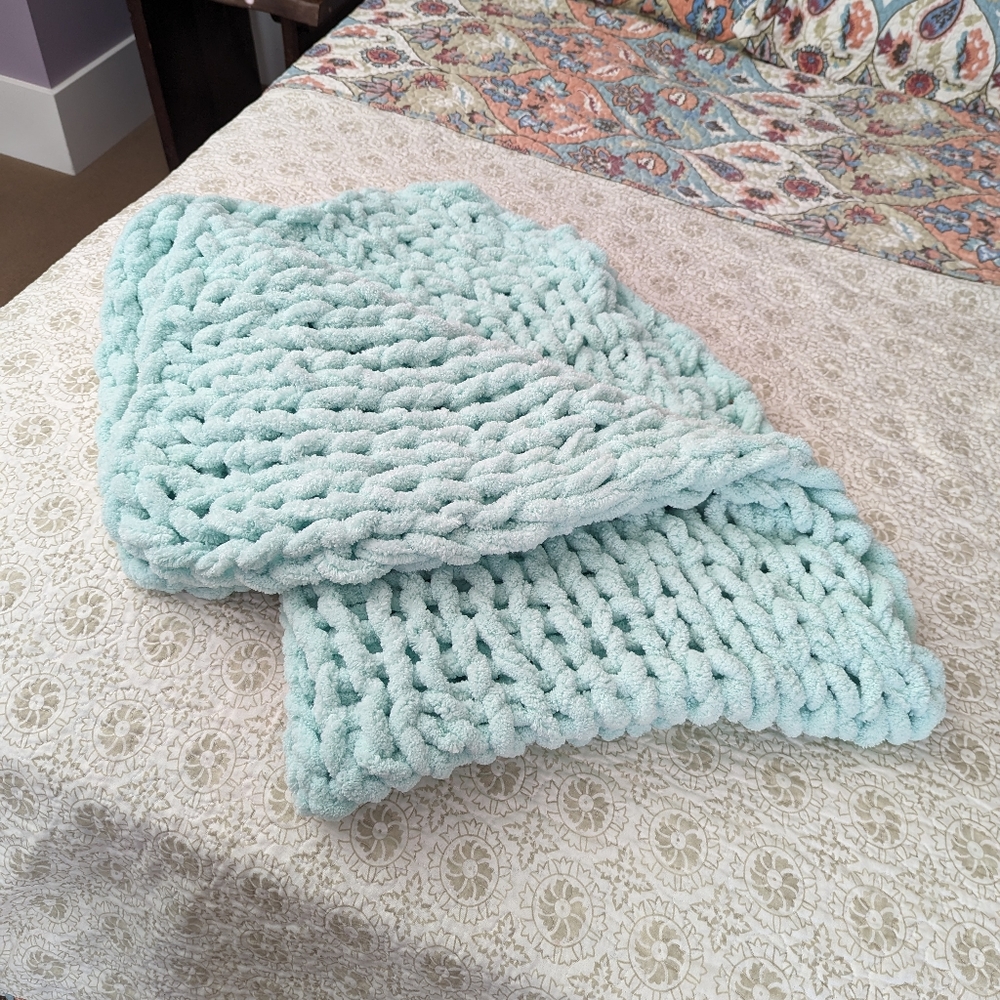 Knitted baby blankets 👣
